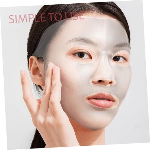 FOMIYES 3pcs Silicone Mask Covers Breathable Gel Face Mask Skin Care Beauty Tools for Salon Use in Saudi Arabia