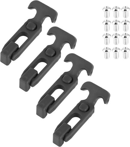 T Handle Draw Latch, 4pcs Rubber Anti Latch for RV Trailer Tool Box Cooler, with M5 Screw Kit in Kuwait