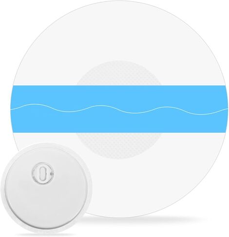 Waterproof Libre 3 Sensor Covers, 20Pack Freestyle Adhesive Patches for Libre 3 Flexible CGM Tape Hypoallergenic & Latex-Free 14 Days Long Stay No Glue in The Center, Multi-Colored in Kuwait