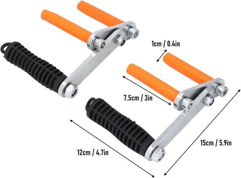 Generic حامل لوحة محمول ذو سعة تحميل عالية، تصميم مريح للخشب الرقائقي والبلاط الزجاجي للجدران الجافة، أداة رفع 2 قطعة للتعامل مع المواد الثقيلة in Kuwait