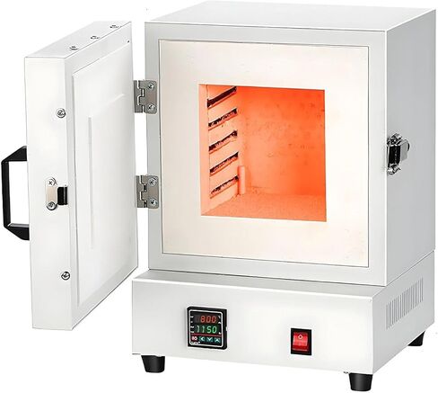 فرن كهربائي 1150 درجة مئوية، فرن صهر معدني، فرن مقاومة 2000 وات، فرن معالجة المجوهرات، لصنع المجوهرات، صب المعادن، تزجيج الفخار والمشاريع التي تصنعها بنفسك in Kuwait