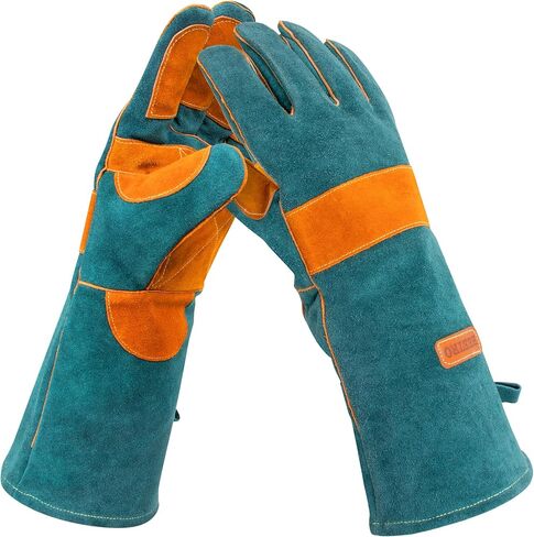 قفازات لحام مقاومة للحرارة من BEETRO 932 درجة فهرنهايت/Mig/Stick للفرن/الشواية/المدفأة/الفرن/الموقد/حامل الوعاء/موقد الخشب in Kuwait