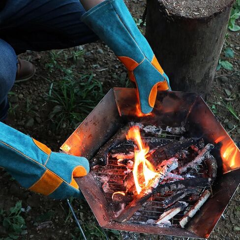 قفازات لحام مقاومة للحرارة من BEETRO 932 درجة فهرنهايت/Mig/Stick للفرن/الشواية/المدفأة/الفرن/الموقد/حامل الوعاء/موقد الخشب in Kuwait