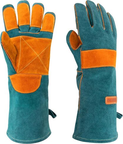 قفازات لحام مقاومة للحرارة من BEETRO 932 درجة فهرنهايت/Mig/Stick للفرن/الشواية/المدفأة/الفرن/الموقد/حامل الوعاء/موقد الخشب in Kuwait