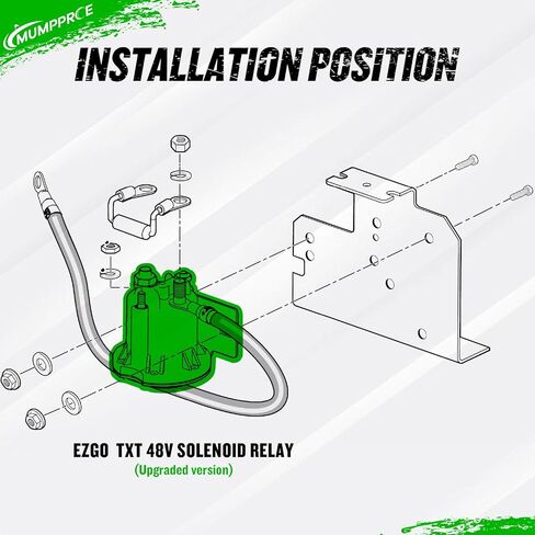 مرحل الملف اللولبي 48 فولت من EZGO، الملف اللولبي لعربة الجولف للكهرباء EZGO TXT 2010-up وجميع عربة الجولف 48 فولت MPT 800/1000، OEM#612711 in Kuwait