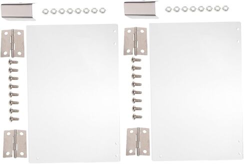 Popcorn Machine Door Panel Replacement 2-Pack Clear Thickened Pvc Protective Panels for Commercial Popcorn Makers 11.41X8.46 Inch Accessory in Saudi Arabia
