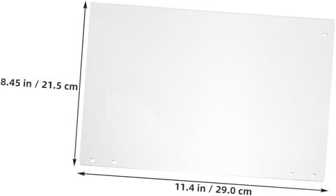 Popcorn Machine Door Panel Replacement 2-Pack Clear Thickened Pvc Protective Panels for Commercial Popcorn Makers 11.41X8.46 Inch Accessory in Saudi Arabia