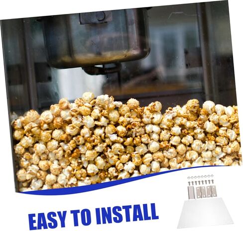 Popcorn Machine Door Panel Replacement 2-Pack Clear Thickened Pvc Protective Panels for Commercial Popcorn Makers 11.41X8.46 Inch Accessory in Saudi Arabia