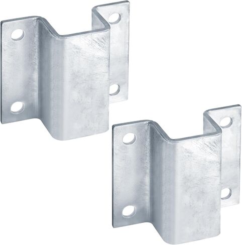 heneng 2 Pcs 2" Boat Trailer Hat Bracket for V‑Guides, Y‑Guides & Bunk Supports, Fits 3" Crossmembers, Hot Dipped Galvanized Steel, 3/16" Thick in Saudi Arabia