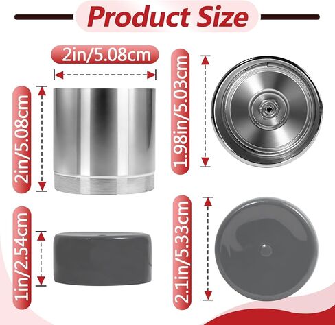 4 مجموعات من واقي محمل عجلة المقطورة متوافق مع غطاء الغبار Bearing Buddy 1980، واقيات محمل من الفولاذ المقاوم للصدأ مقاس 1.98 بوصة مع أغطية غطاء الغبار، مناسبة للمقطورة والقارب وRV والتخييم in Kuwait