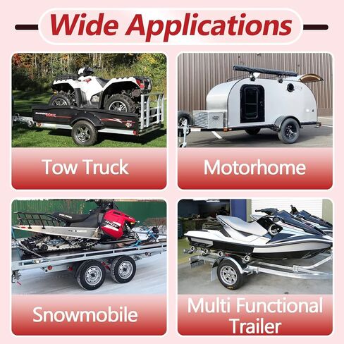 4 مجموعات من واقي محمل عجلة المقطورة متوافق مع غطاء الغبار Bearing Buddy 1980، واقيات محمل من الفولاذ المقاوم للصدأ مقاس 1.98 بوصة مع أغطية غطاء الغبار، مناسبة للمقطورة والقارب وRV والتخييم in Kuwait