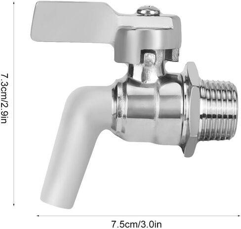 صنبور موزع البيرة، حنفية صنبور قابلة للتعديل من الفولاذ المقاوم للصدأ لمشروبات النبيذ المنزلية، رائعة للشاي والماء والعصائر والتشغيل بيد واحدة والصحة والبيئة والعمل in Kuwait