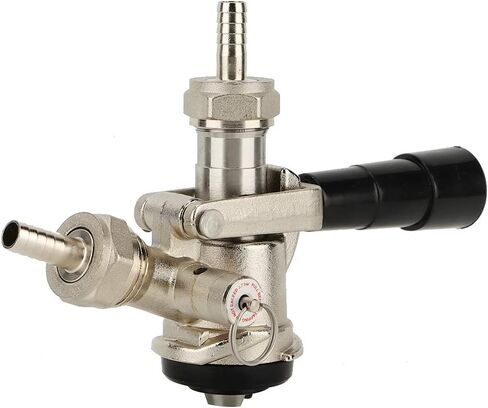 Fdit D System Sankey Keg Coupler 304 الفولاذ المقاوم للصدأ التحقيق النحاس الجسم البيرة الحنفية موزع مع 50PSI صمام تخفيف الضغط لبراميل المشروب الشمالية in Saudi Arabia