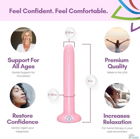 حجم 3،4،5،6 مجموعة موسعات مهبلية مغناطيسية نيوديميوم مكونة من أربعة - مصنوعة في الولايات المتحدة الأمريكية خالية من مادة BPA مع مغناطيس. بلاستيك من الدرجة الطبية. 5002ME-3 in Kuwait