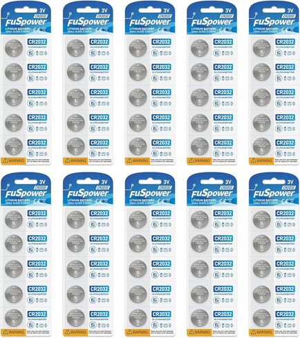 CR2032 Battery for Car Key: 3V Lithium Batteries 10 Pack - CR 2032 Coin Cell for Watch Remote Tracking Device Toys Replacement - Independence Day LED Summer Road Trip Car Keys in Kuwait