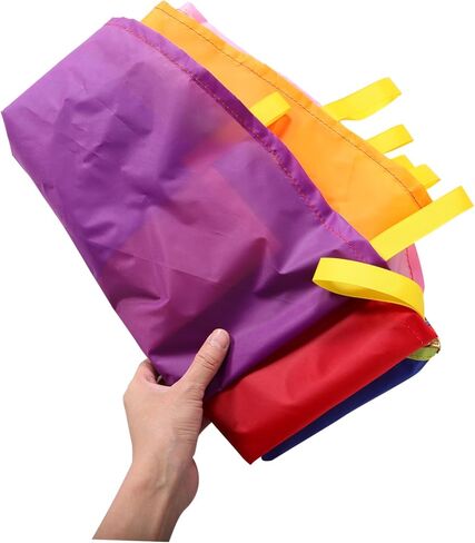 Yardwe Rainbow Parachute for Boys and Girls Colorful Play Equipment with Handles for Outdoor Activities Team Building and School Events for Daycare and School Gatherings in Saudi Arabia