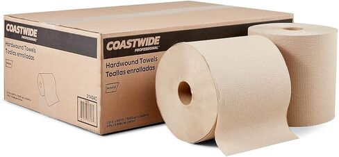 Coastwide Professional Recycled Hardwound Paper Towels, 1-Ply, 800 ft./Roll, 6 Rolls/Carton in Saudi Arabia
