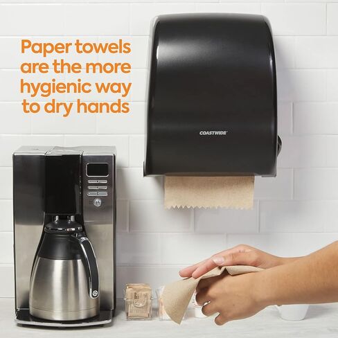 Coastwide Professional Recycled Hardwound Paper Towels, 1-Ply, 800 ft./Roll, 6 Rolls/Carton in Saudi Arabia