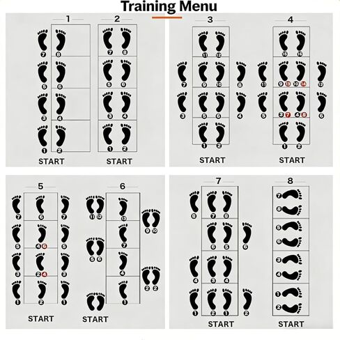 Tangle-Free Agility Ladder Speed Training Equipment - 2lbs Heavy Duty Design with 12 Fixed Rungs - 18ft Connectable Quick Setup Footwork Drill Gear for Soccer, Football, Boxing (Storage Bag Included) in Kuwait