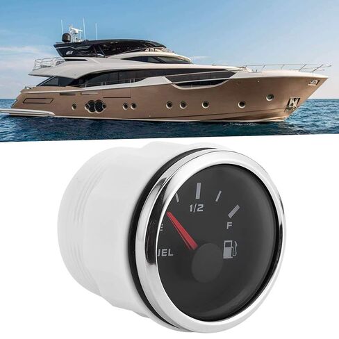 Fuel Level Gauge NMEA2000 Pointer Instrument, 52mm Diameter, Boat Gauge - IP67 Waterproof, Moving Magnet Vibration, Ideal for Boats and Yachts in Saudi Arabia