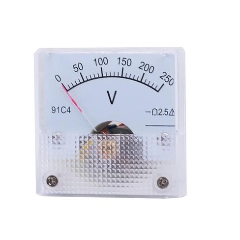 91C4 DC Ammeter Pointer Milliammeter 50mA 500mA 1A 2A 50A/75mV Shape 45 * 45mm 1Pcs(5A) in Saudi Arabia