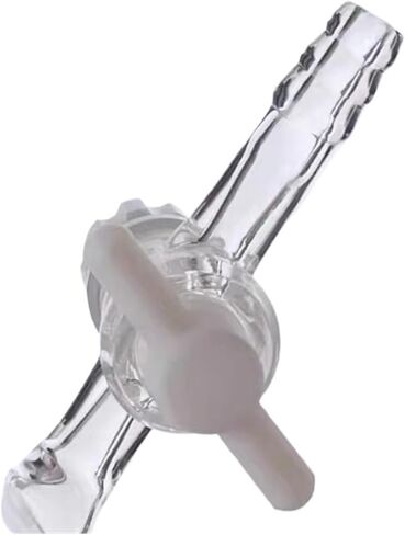 1 قطعة زجاج المختبر 10/25/50/100/250 مللي قارورة تفاعل الفم الطحن ، أنبوب شلينك مع مكبس PTFE (عيار 10 مللي 19) in Kuwait