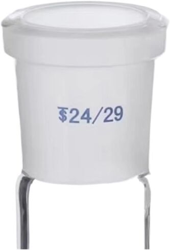 1 قطعة زجاج المختبر 10/25/50/100/250 مللي قارورة تفاعل الفم الطحن ، أنبوب شلينك مع مكبس PTFE (عيار 10 مللي 19) in Kuwait