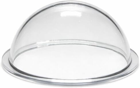 KAYNEY Acrylic Dome with Flange Clear Plastic Hemisphere – Transparent Case for CCTV, Camera Lens, Jewelry, Collectibles & Miniatures – Dustproof Cover for Delicate Items (1.6inch / 40mm) in Saudi Arabia