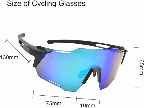 Cycling Sunglasses for Men Women, Polarized Sports Sunglasses, Sports Sunglasses for Running Fishing Biking, Youth Baseball Sunglasses in Saudi Arabia
