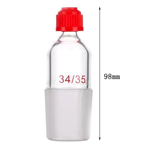 Lab Glass Thermometer Inlet Adapter for Distillation Apparatus Thermometer Adapter with 34/35 Inner Joint Laboratory Chemistry Glassware (34/35 Joint) in Saudi Arabia