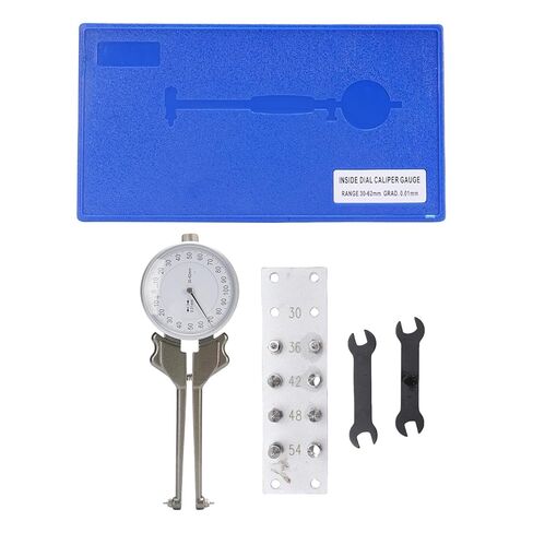 Internal Dial Caliper, Caliper Measuring Tool with 8 Replacement Heads, 30 to 62mm Replaceable Inside Gage Set, Aluminum Alloy Measurement Tool in Saudi Arabia