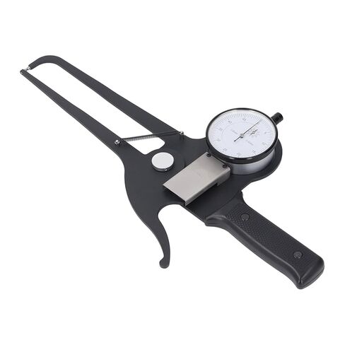 Outside Dial Caliper Gage, 0 to 50mm X 125mm External Dial Caliper, Curved Up Jaw with Extended Jaw for Angle Measuring, Ideal for Workshop Use in Saudi Arabia