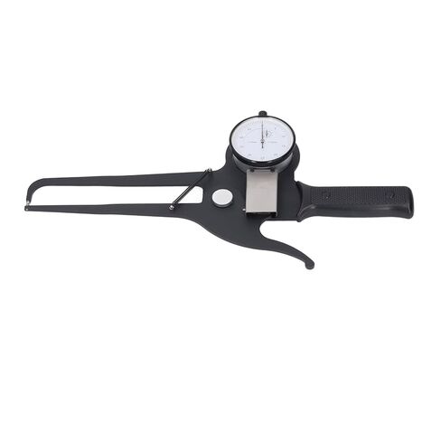 Outside Dial Caliper Gage, 0 to 50mm X 125mm External Dial Caliper, Curved Up Jaw with Extended Jaw for Angle Measuring, Ideal for Workshop Use in Saudi Arabia