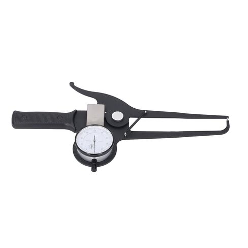 Outside Dial Caliper Gage, 0 to 50mm X 125mm External Dial Caliper, Curved Up Jaw with Extended Jaw for Angle Measuring, Ideal for Workshop Use in Saudi Arabia