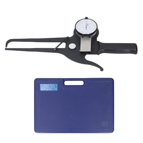 Outside Dial Caliper Gage, 0 to 50mm X 125mm External Dial Caliper, Curved Up Jaw with Extended Jaw for Angle Measuring, Ideal for Workshop Use in Saudi Arabia