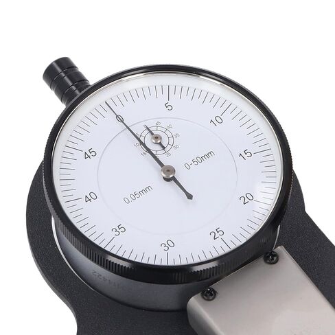 Outside Dial Caliper Gage, 0 to 50mm X 125mm External Dial Caliper, Curved Up Jaw with Extended Jaw for Angle Measuring, Ideal for Workshop Use in Saudi Arabia
