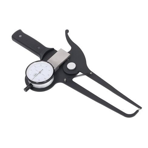 Outside Dial Caliper Gage, 0 to 50mm X 125mm External Dial Caliper, Curved Up Jaw with Extended Jaw for Angle Measuring, Ideal for Workshop Use in Saudi Arabia