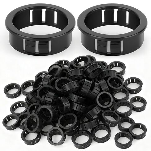 150 قطعة حلقة جلبة كابل سوداء مقاس 3/4 بوصة، كابلات حماية جلبة سلكية in Kuwait