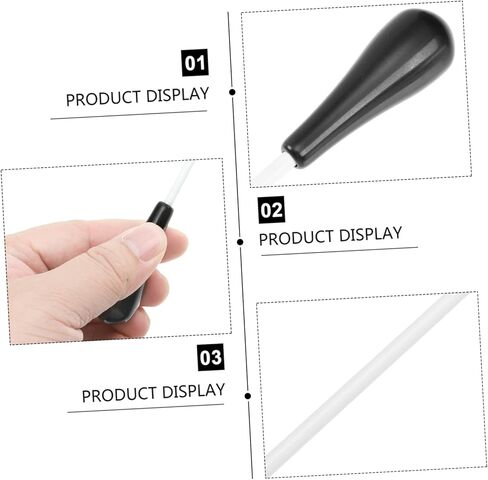 Toddmomy 2pcs Resin Conducting Stick for Marching Band Comfortable Grip Orchestra Music Tool Conductors for in Saudi Arabia