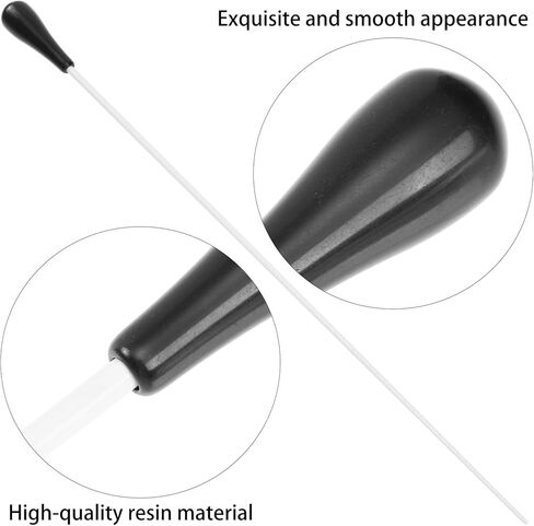 Vaguelly 2pcs Resin Conductor for Senior Marching Band and Orchestra Performance Music Conducting Tool for Concerts and Events in Saudi Arabia