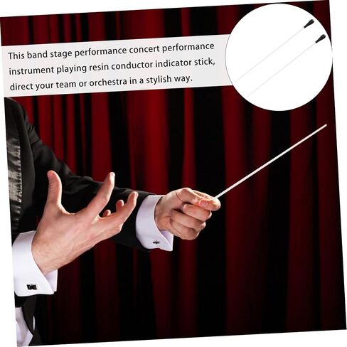 ERINGOGO 2pcs Concert Conductor Resin Tool Music Portable Supply White in Saudi Arabia