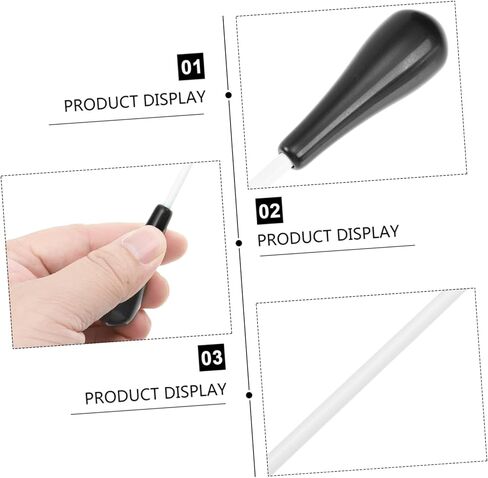 Kisangel 2pcs الراتنج الموسيقى إجراء العصي للأوركسترا خفيفة الوزن وأدوات الموصلات للحفلات والبروفات لمسة نهائية ناعمة للتعامل المريح in Saudi Arabia