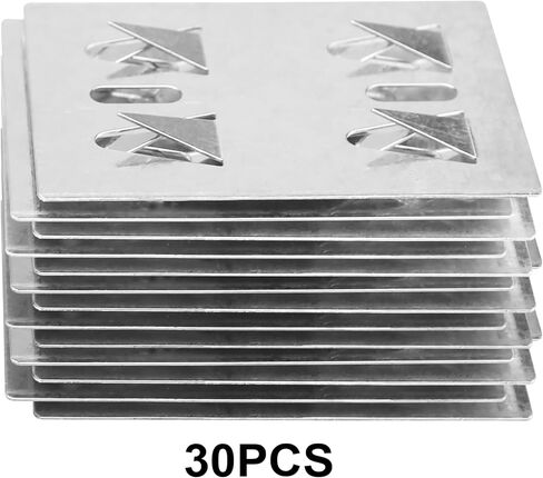 30 Pcs Surface Mount Impaling Clips for Acoustic Panels – Galvanized Steel Mounting Hardware for Drywall, Plywood & Masonry in Kuwait