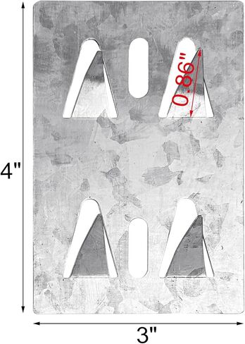 30 Pcs Surface Mount Impaling Clips for Acoustic Panels – Galvanized Steel Mounting Hardware for Drywall, Plywood & Masonry in Kuwait