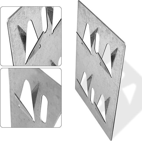 30 Pcs Surface Mount Impaling Clips for Acoustic Panels – Galvanized Steel Mounting Hardware for Drywall, Plywood & Masonry in Kuwait