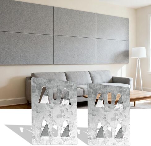 30 Pcs Surface Mount Impaling Clips for Acoustic Panels – Galvanized Steel Mounting Hardware for Drywall, Plywood & Masonry in Kuwait