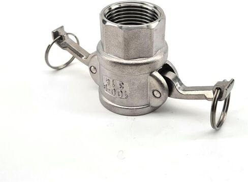 1Pcs Craft Beer Stainless Steel 316 Tie Rod Connector Type A to 1 Inch Female Thread Home Brewing Beer Accessories(D) in Saudi Arabia