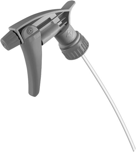 Nanoskin 6-Pack Chemical Resistant Trigger Sprayer – Grey, 9 1/4" | High Output Spray Bottle, Adjustable Nozzle, Durable Construction, Ergonomic Design for Car Detailing, Cleaning, and Industrial Use in Saudi Arabia