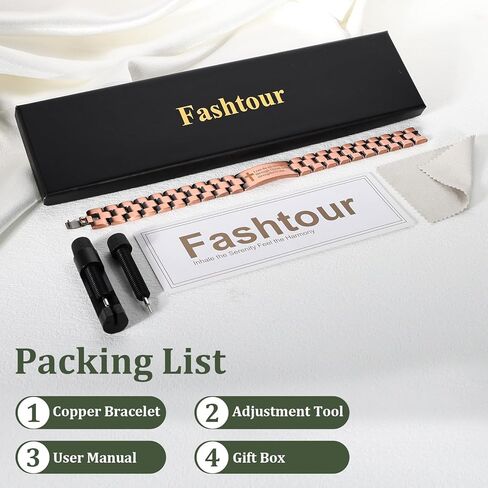 Copper Magnetic Cross Bracelet for Men - Ultra Strength Magnetic Mens Cross - With Size Adjustment Tool in Saudi Arabia