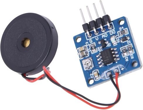 Vibration Switch Sensor Module, Tapping Detection Sensor, Piezoelectric Vibration Module 5.0V AD/DO in Saudi Arabia